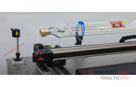 Лазерна трубка SPT TR90 90 Вт з червоним вказівником